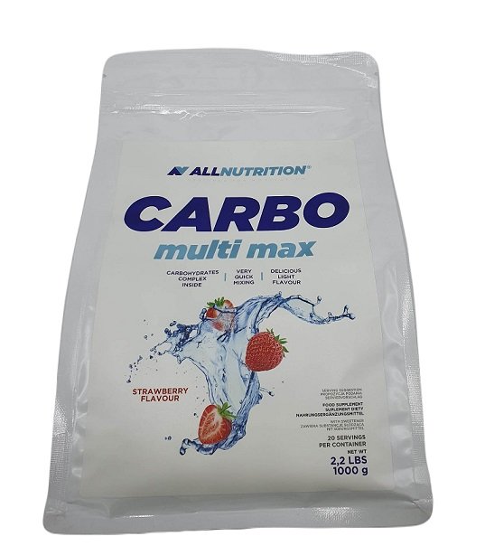Allnutrition - Carbo Multi Max Jordbær 1000g