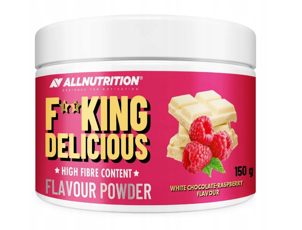 Allnutrition - Fitking Lækker Smagspulver, Hvid Chokolade-Hindbær 150g