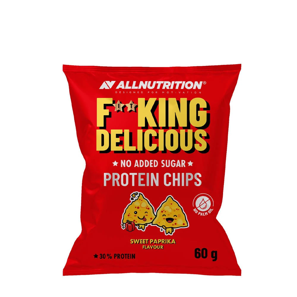 Allnutrition - Fitking Delicious Protein Chips, Sweet Paprika - 60g