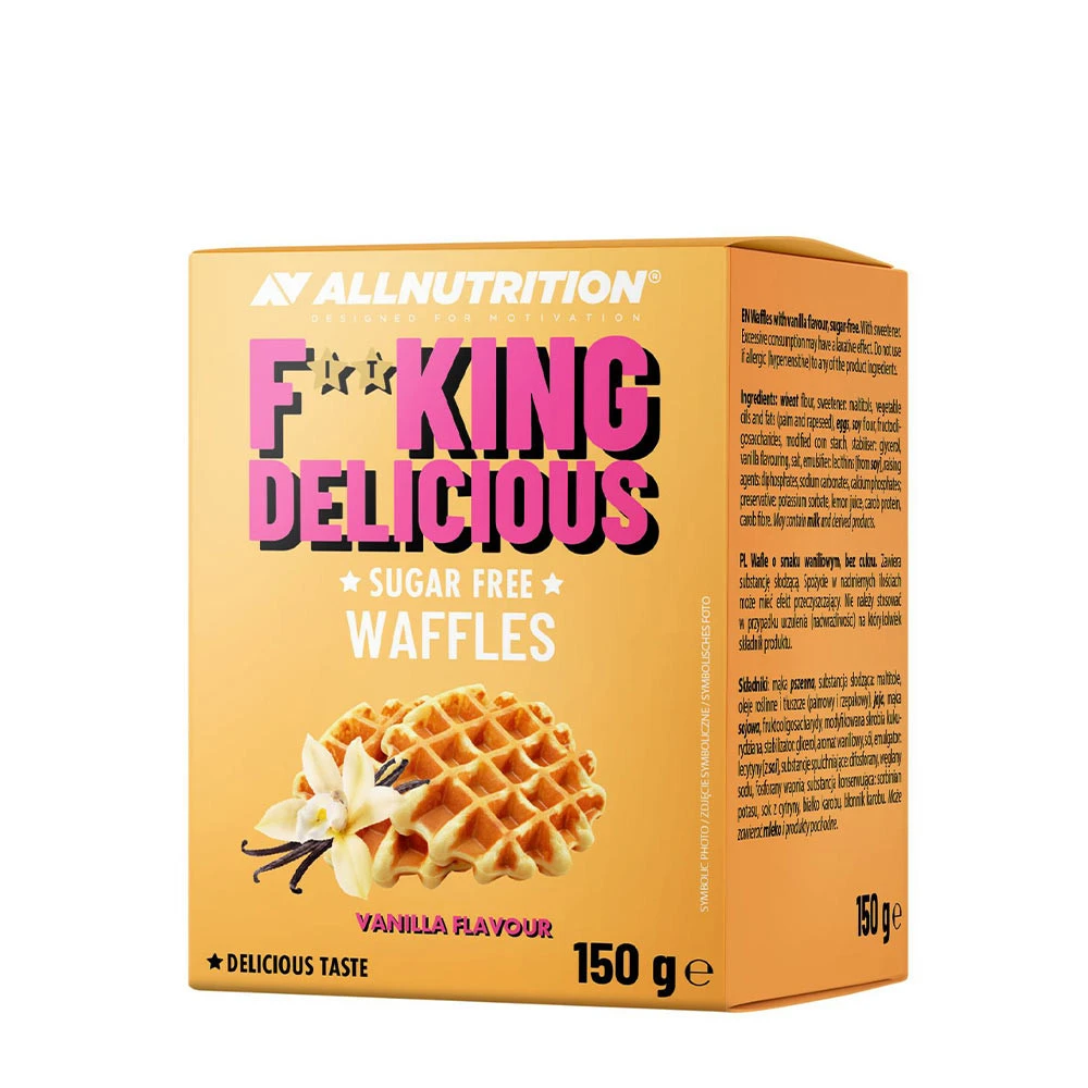 Allnutrition - Fitking Delicious Waffles, Vanilla Flavour - 150g