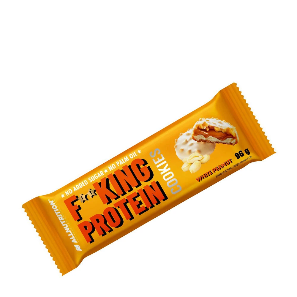 Allnutrition - Fitking Protein Cookies, White Peanut - 6 cookies