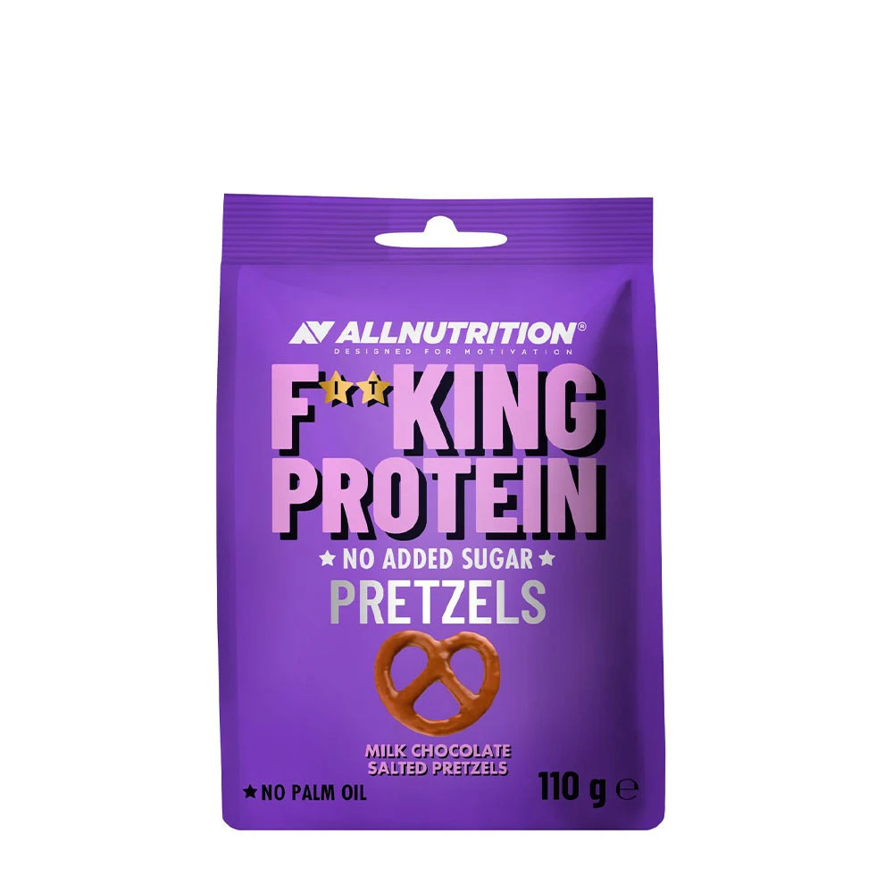 Allnutrition - Fitking Protein Pretzels, Milk Chocolate Salted - 110g