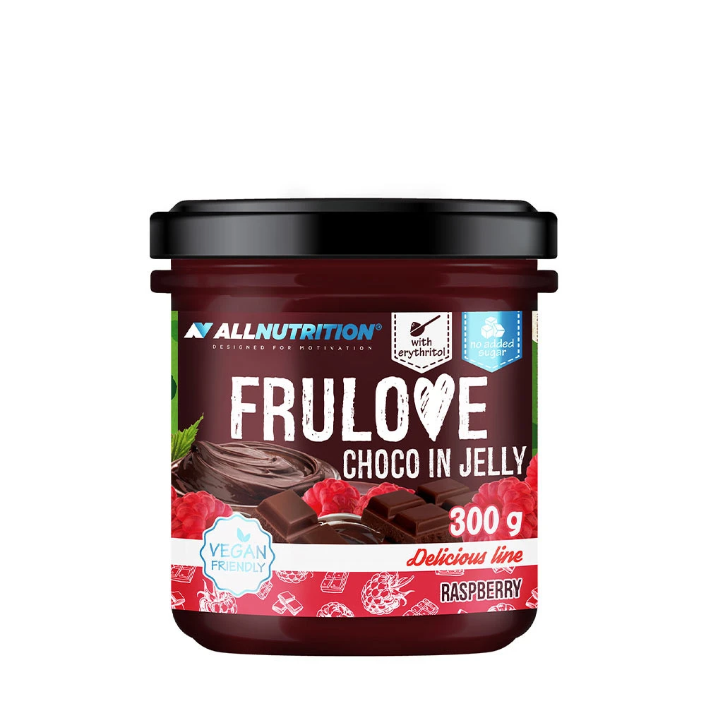 Allnutrition - Frulove Choco in Jelly Hindbær 300g