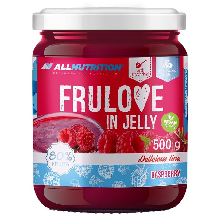 Allnutrition - Frulove i Gelé, Hindbær 500g