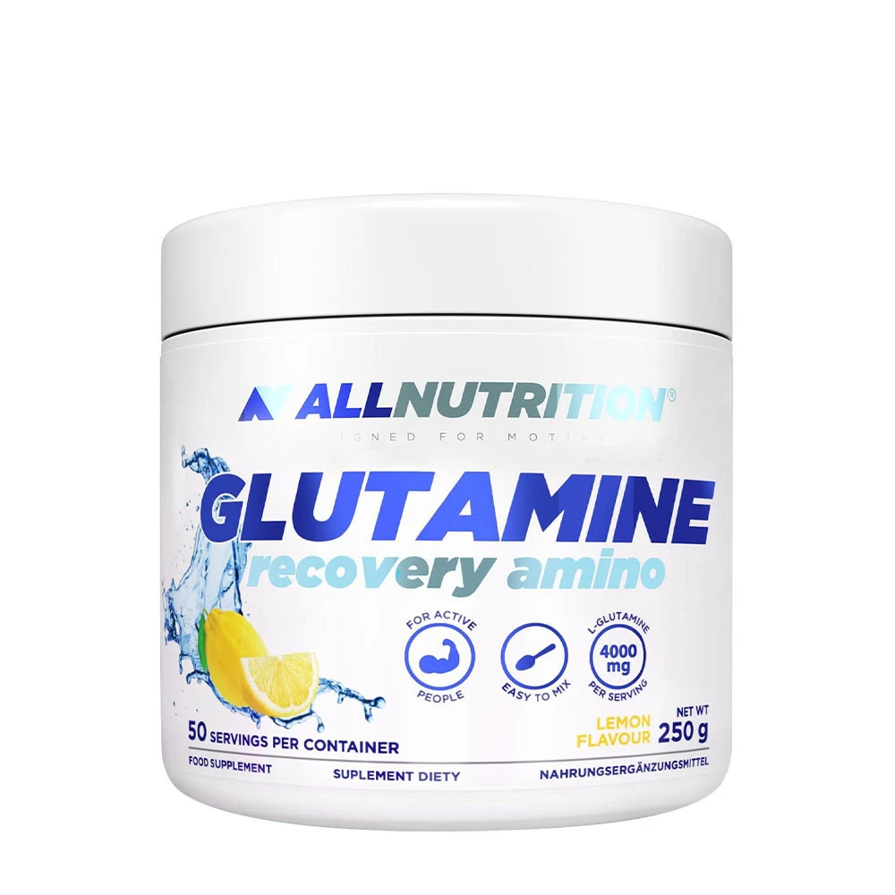 Allnutrition - Glutamine Recovery Amino, Lemon - 250g