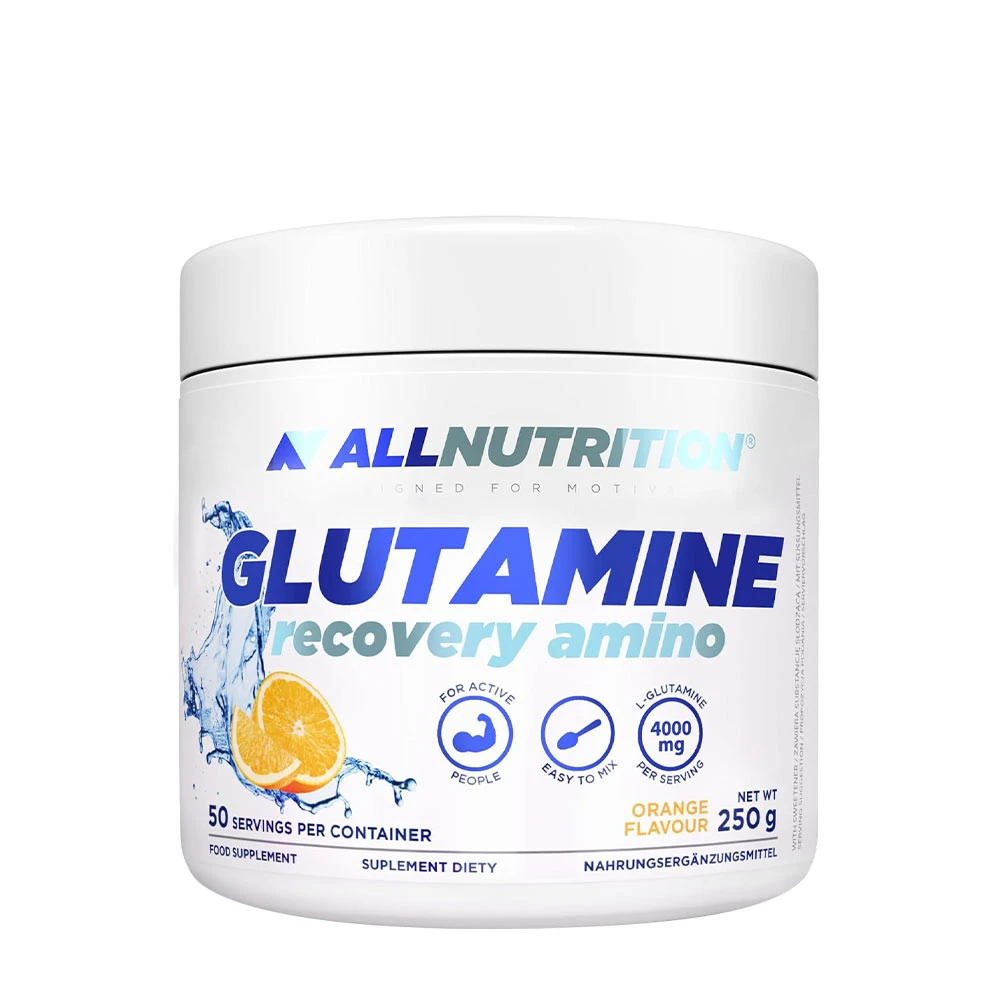 Allnutrition - Glutamine Recovery Amino, Orange - 250g