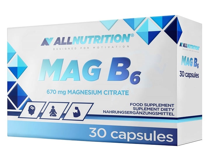 Allnutrition - MAG B6 670 mg, 30 kapsler billede