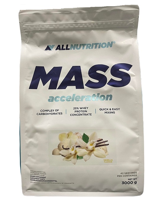 Allnutrition - Mass Acceleration Vanilje 3000g