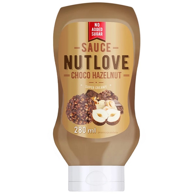 Allnutrition - Nutlove Sauce, Choco Hazelnut - 280 ml.