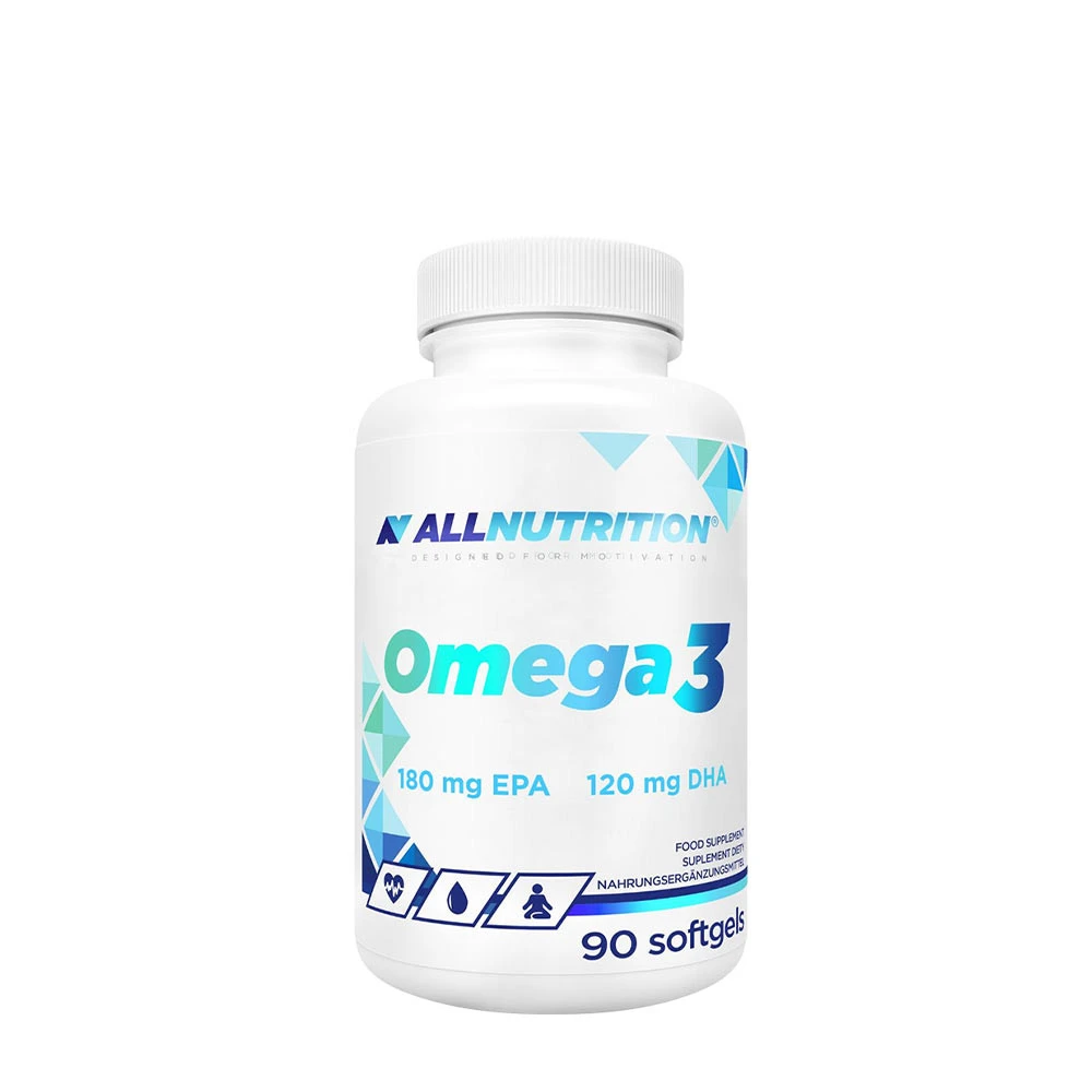 Allnutrition Omega 3 – 90 kapsler til hjerte og hjerne