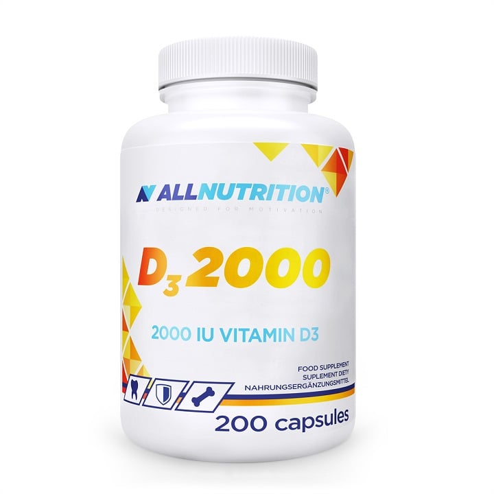 Allnutrition - Vitamin D3 2000, 2000 IE (EAN 5902837755304) - 200 kapsler