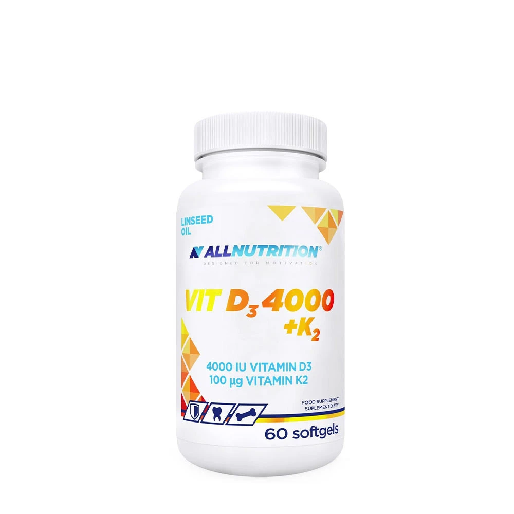 Allnutrition - Vit D3 4000 + K2 - 60 softgels