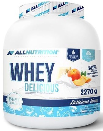 Allnutrition - Whey Delicious Jordbær 2270g