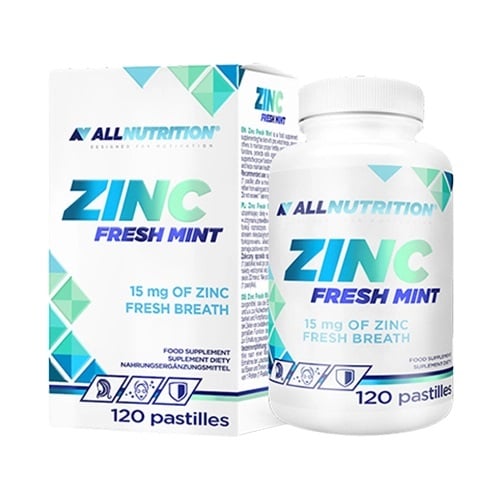 Allnutrition - Zink 15 mg (Fresh Mint) - 120 pastiller