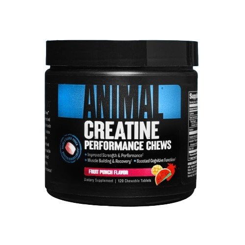 Animal - Creatine Chews Fruit Punch, 120 tyggetabletter