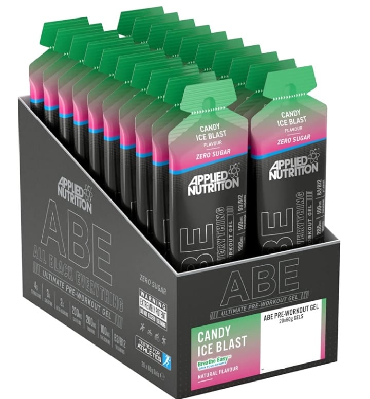 Applied Nutrition - ABE All Black Everything Gel, Candy Ice Blast - 20 x 60g
