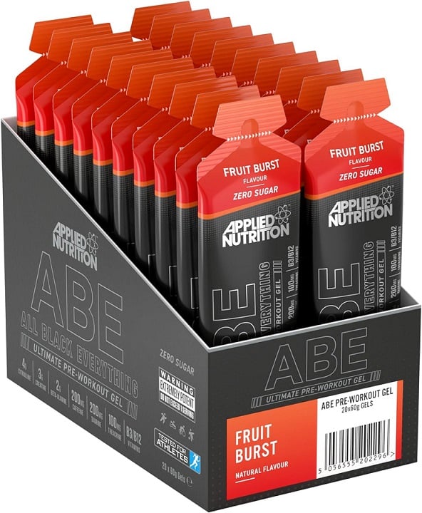 Applied Nutrition - ABE All Black Everything Gel, Fruit Burst - 20 x 60g