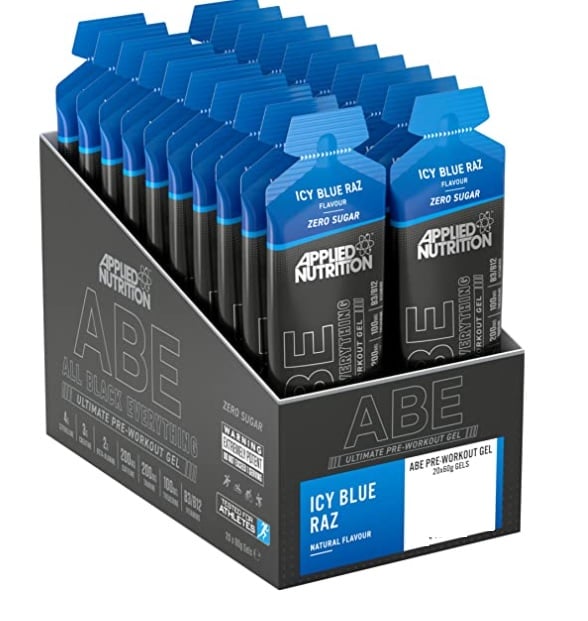 Applied Nutrition - ABE All Black Everything Gel, Icy Blue Raz - 20 x 60g