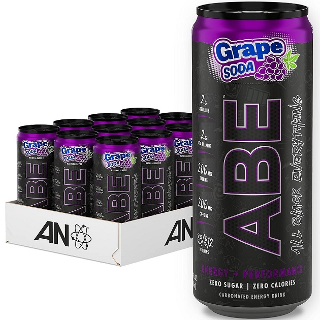 Applied Nutrition - ABE Energy + Performance Cans, Grape Soda - 12 x 330 ml.