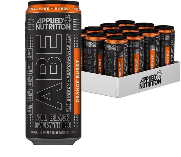 Applied Nutrition - ABE Energy + Performance Cans, Orange Burst - 12 x 330 ml.