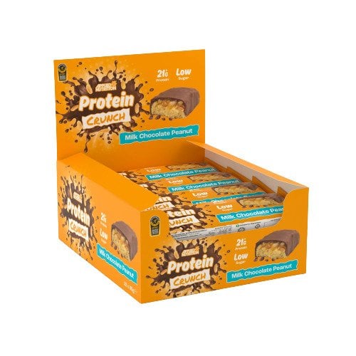 Applied Nutrition - Protein Crunch Bar Milk Chocolate Peanut, 12 x 65g