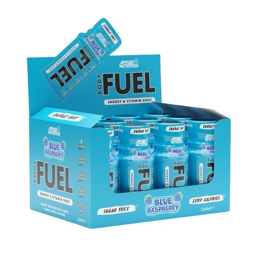 Applied Nutrition - Bodyfuel Energy Shots Blue Raspberry, 12 x 60 ml