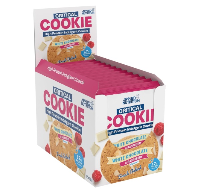 Applied Nutrition - Critical Cookie White Chocolate & Raspberry - 12 x 73g