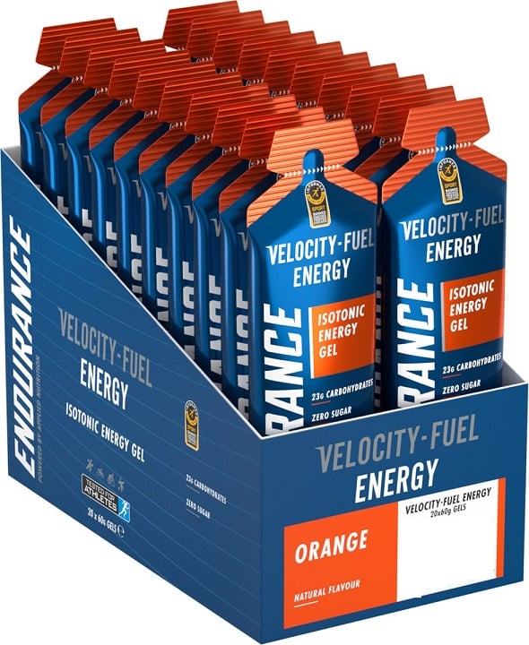 Applied Nutrition - Endurance Energy Isotonic Energy Gel, Orange - 20 x 60g