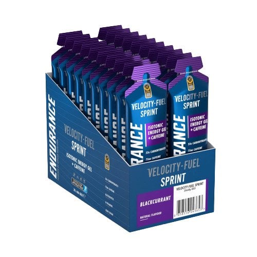 Applied Nutrition - Endurance Sprint Isotonisk Energi Gel med Koffein, Solbær - 20 x 60g