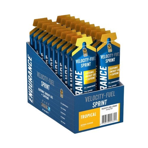 Applied Nutrition - Endurance Sprint Isotonisk Energi Gel med Koffein, Tropisk - 20 x 60g