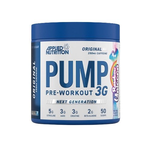Applied Nutrition - Pump 3G Pre-Workout, Rainbow Unicorn - 375g