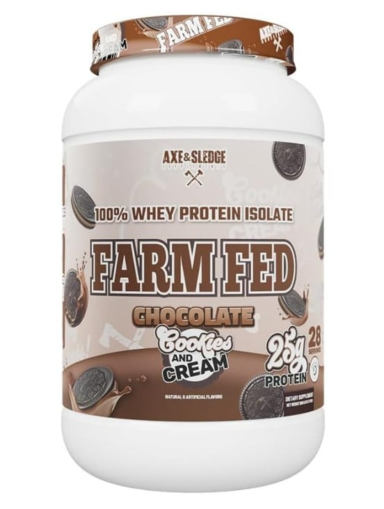 Axe & Sledge - Farm Fed Chokolade Cookies and Cream 986g