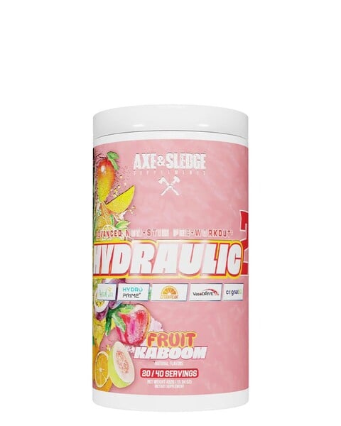 Axe & Sledge - Hydraulic V2 Non-Stim Pre-Workout Fruit Kaboom 452g