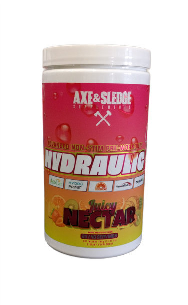 Axe & Sledge - Hydraulic V2 Non-Stim Pre-Workout Juicy Nectar 464g