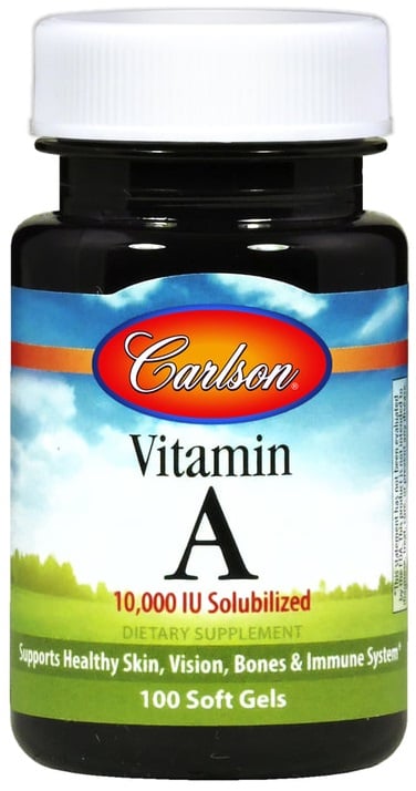 Carlson Labs - Vitamin A Solubilized 10.000 IU, 100 softgels