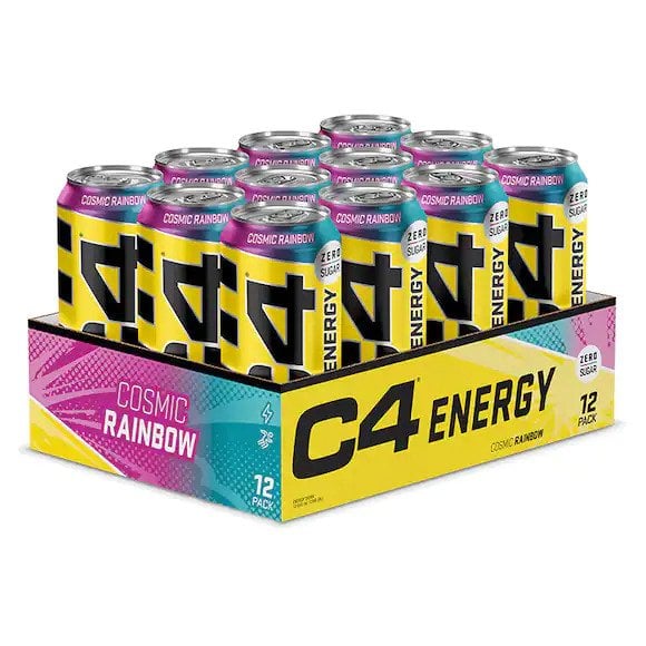 Cellucor - C4 Explosive Energy Drink, Cosmic Rainbow - 12 x 500 ml.