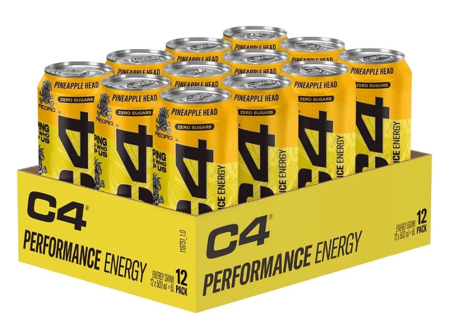 Cellucor - C4 Performance Energy, Pineapple Head - 12 x 500 ml.