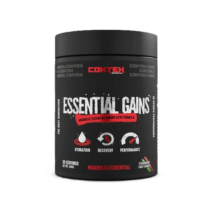 Conteh Sports - Essential Gains Jordbær Lime 465g