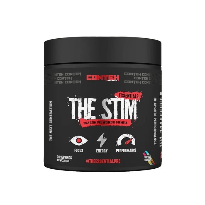Conteh Sports - The Stim Pre-Workout, Tropisk Smag 255g