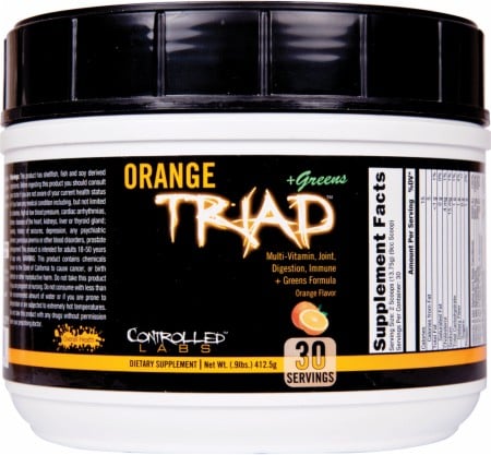 Controlled Labs - Orange Triad + Greens, Lemon Ice Tea - 418g