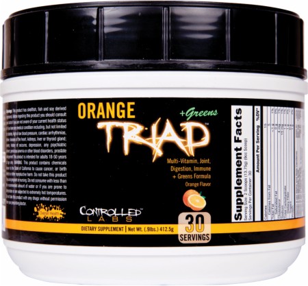 Controlled Labs - Orange Triad + Greens, Orange - 408g