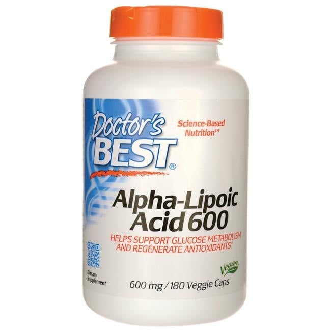 Doctor's Best - Alpha-Lipoic Acid 600 mg, 180 vcaps