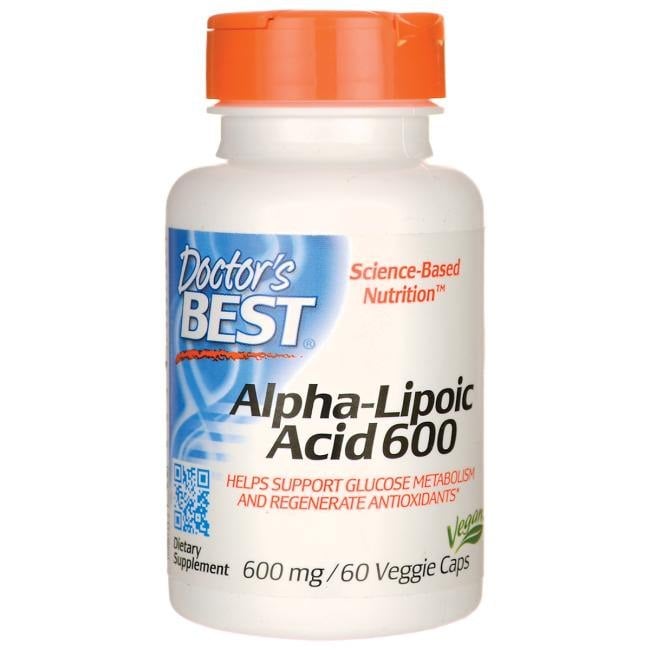Doctor's Best - Alpha-Lipoic Acid 600 mg, 60 vcaps