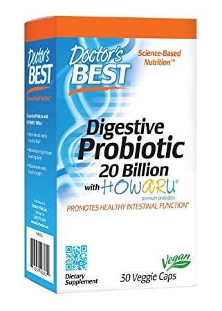 Doctor's Best - Fordøjelsesprobiotika, 20 milliarder CFU - 30 vcaps