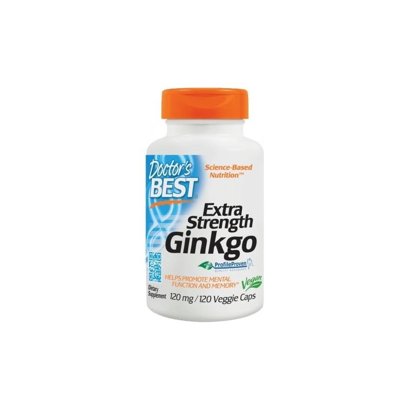 Doctor's Best - Ekstra Stærk Ginkgo 120 mg - 120 vcaps