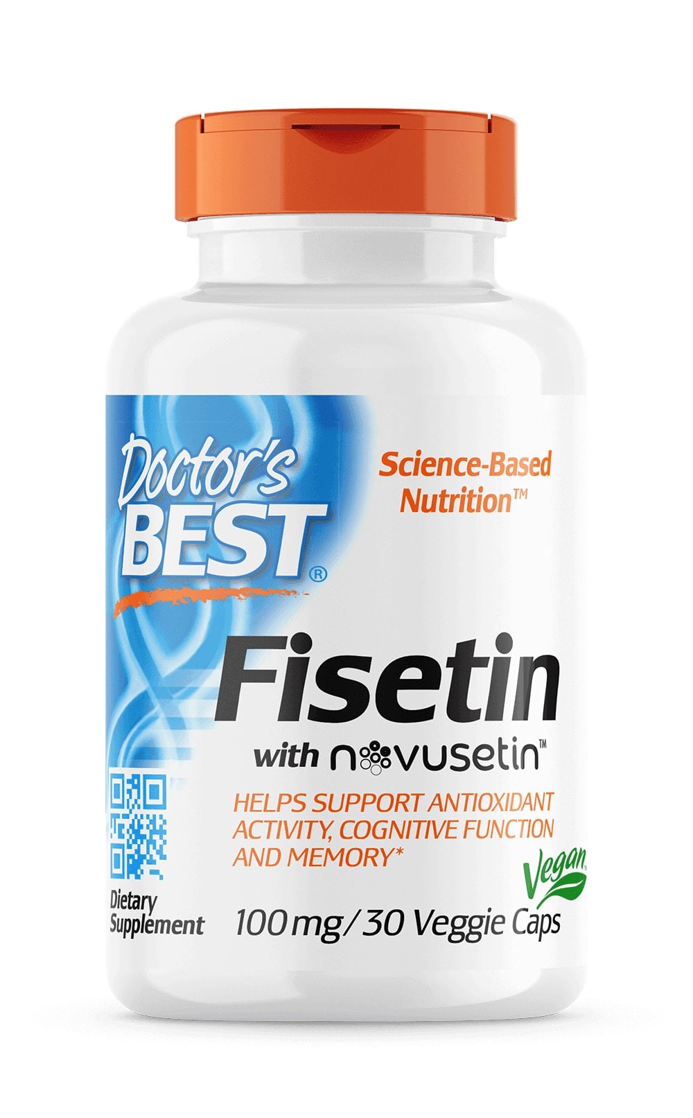 Doctor's Best - Fisetin with Novusetin, 100mg - 30 vcaps