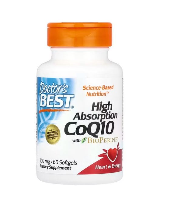 Doctor's Best - Højoptagelig CoQ10 med BioPerine, 100 mg - 60 softgels