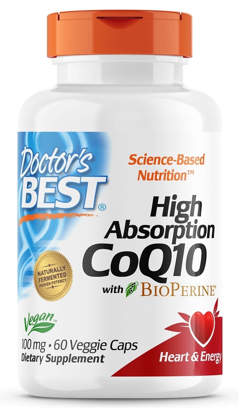 Doctor's Best - Højoptagelig CoQ10 med BioPerine, 100 mg - 60 vcaps
