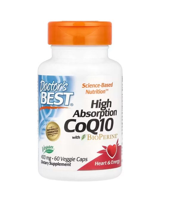 Doctor's Best - Højoptagelig CoQ10 med BioPerine, 400 mg - 60 vcaps
