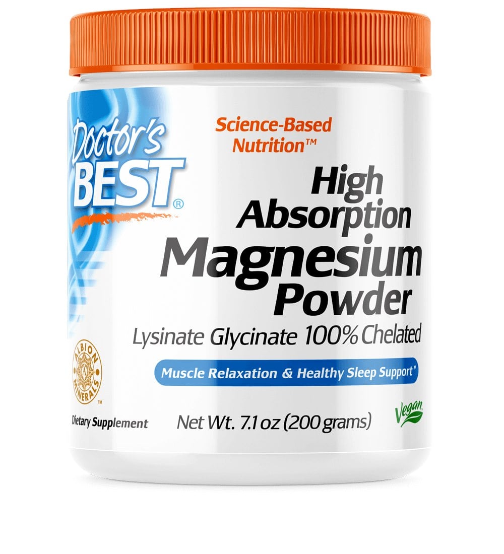 Doctor's Best - High Absorption Magnesium, Powder - 200g